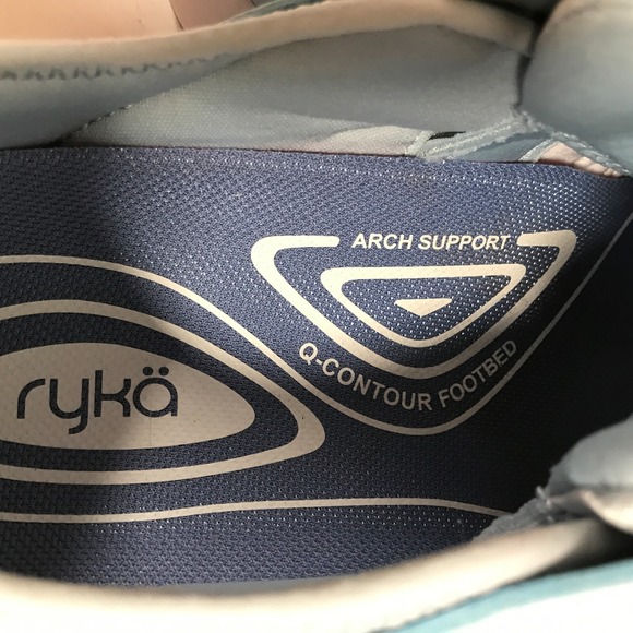 Ryka Eva Nrg Baby Blue Footbed Q-Contour Arch Support Womens US 11W UK 9 EU 41 - Picture 6 of 14